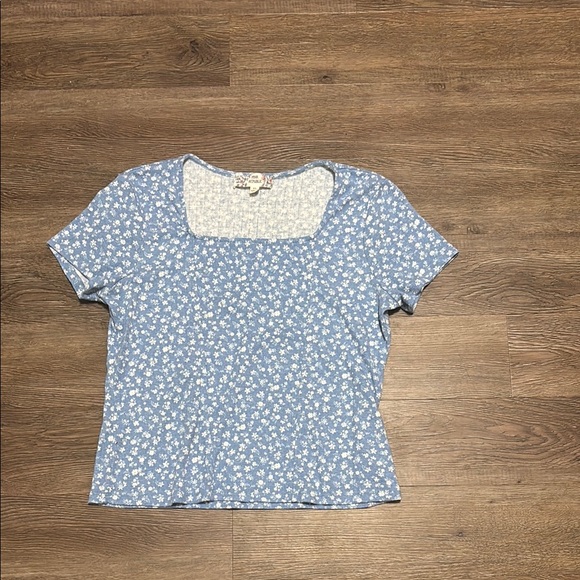 Pink Republic Tops - pink republic floral square neck corset top